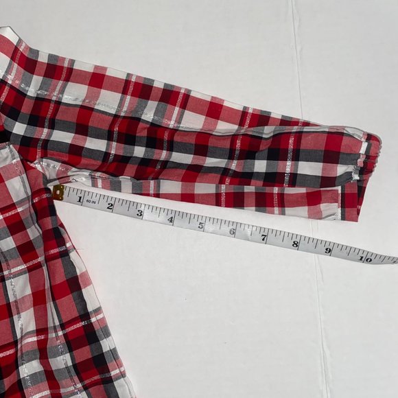 🌸CARTER'S Plaid‎ Long Sleeve - Picture 5 of 7